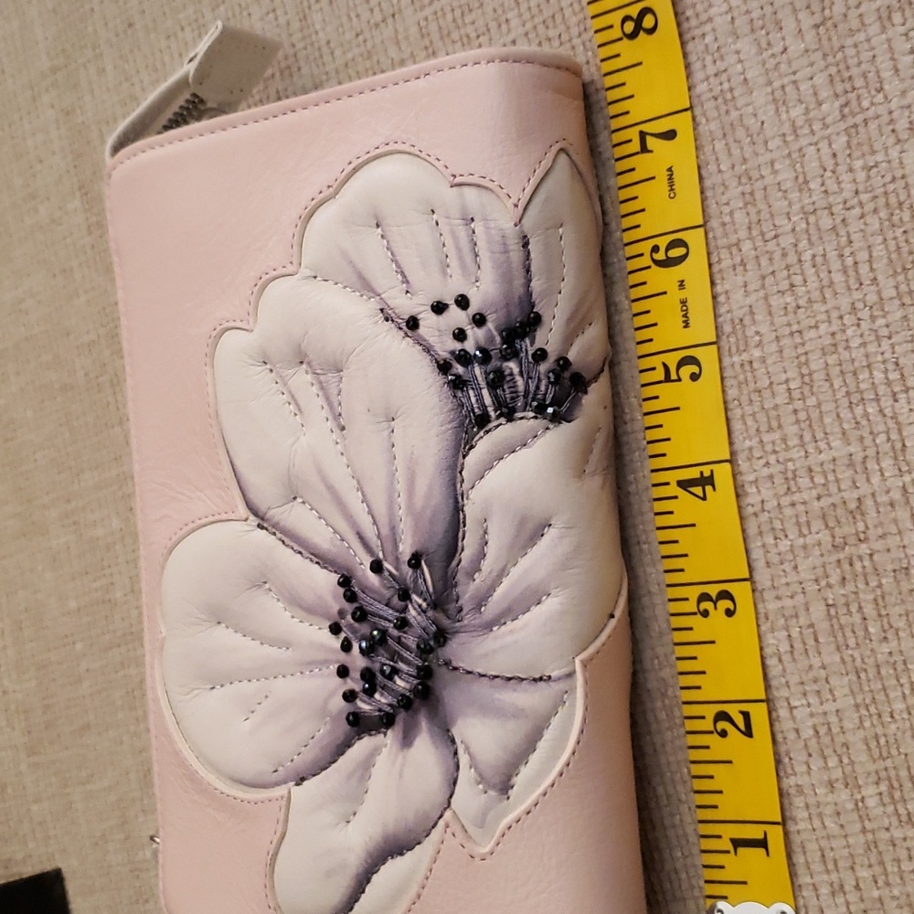 New Brighton E53452 Touch of Blush Pink Pastel Beaded Crossbody - Picture 3 of 14